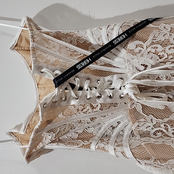 Heiress Beverly Hills Corset Draped Mini Dress - Picture 6 of 11